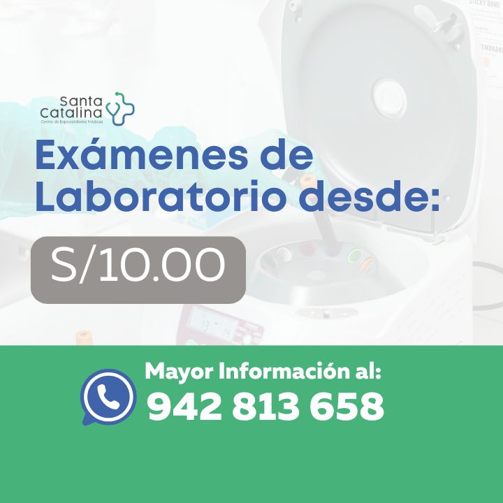 examenes de laboratorio clinico en lima desde 10 soles